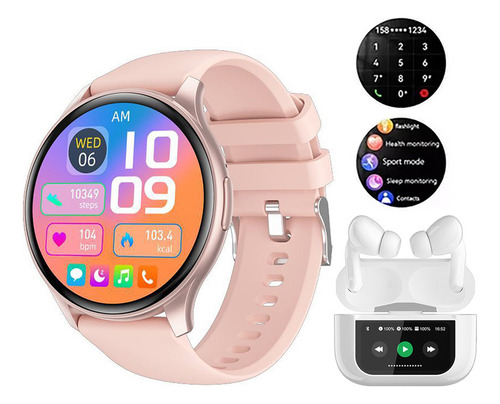 Smartwatch Mujer Ip68 Impermeable Bluetooth Para Huawei Ios