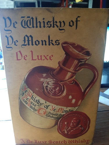 Botella De Whisky Ye Monks Lacrada Antigua