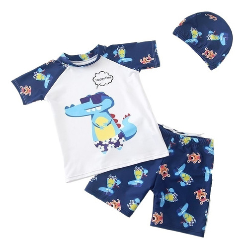 Niños Verano Bañador Proteccion Solar Ropa Playa A