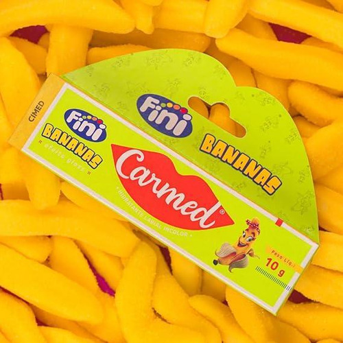 Protetor Labial Carmed Fini Banana - Kit 3 Unidades 10g