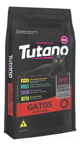 Ração Tutano Para Gatos Adultos Sabor Carne 10,1kg