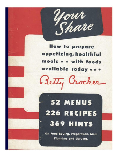 Libro: Your Share: Cómo Preparar Comidas Saludables Con Alim