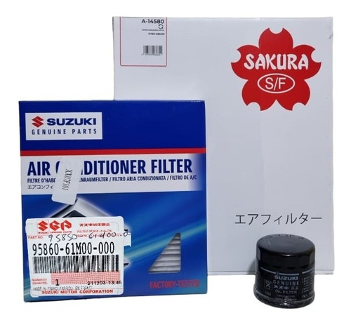 Kit De Filtros Suzuki Vitara 1.4t Boosterjet 2018-2021 