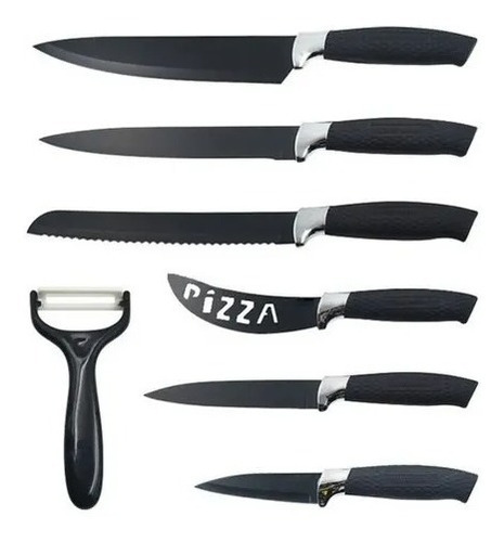 Set Cuchillos 7 Pieza Juegos Cuchillos Cuchillo Asado Cocina