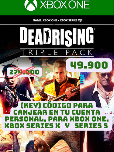 Dead Rising Triple Pack (3 Juegos) Xbox One,xbox Seriesx Y S