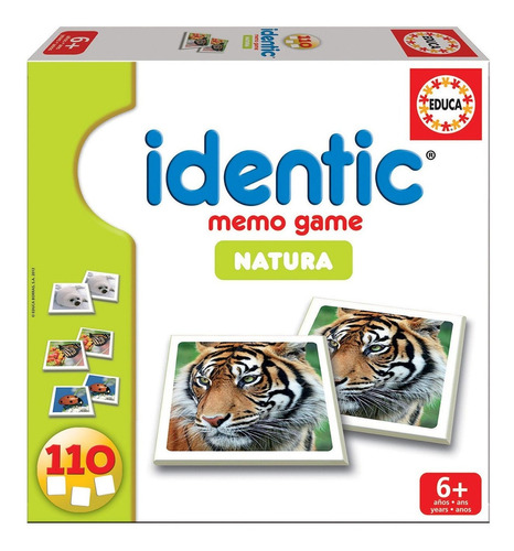 Identificar Animales Set 110 Photocard Memoria Educa Atrix