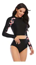 Comprar Traje De Baño Manga Larga Ropa Baño Natacion