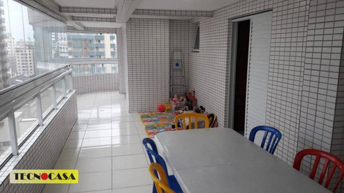Imagem 12 de 30 de Excelente Apartamento Com 03 Dormitórios Para Venda Com 150 M² No Bairro Vila Tupi Em Praia Grande/sp - Ap6498