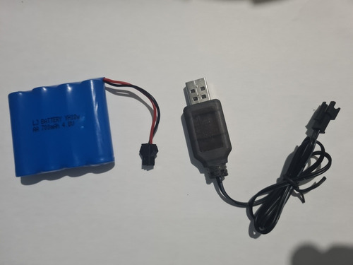 Bateria 4.8v / 700mah Smp-02 + Charger Usb Inteligent 250ma