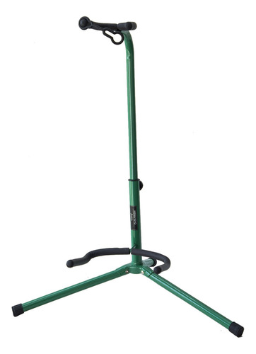 Base Para Guitarra O Bajo Metal Reforzado Soporte Stand Color Verde