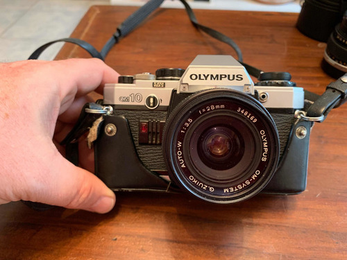 Imagen 1 de 10 de Olympus Om-10 Completa Con Lentes