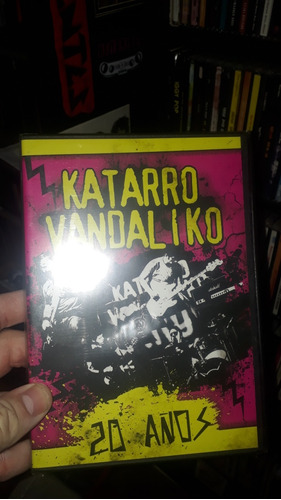 Katarro Vandaliko 20 Años Dvd Oficial Nuevo Cerrado