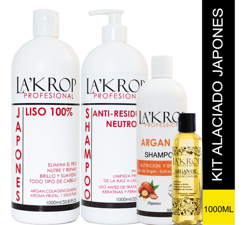 Alaciado Japones Kit Completo Hot Sale