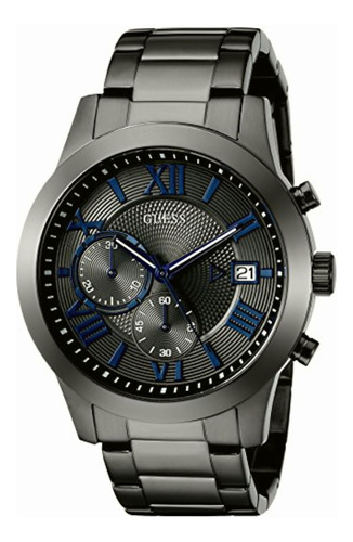 Reloj Guess Para Hombres 45mm, Pulsera De Acero Inoxidable