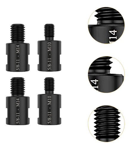 4x Adaptadores De Esmerilhadeira Angular Conector De