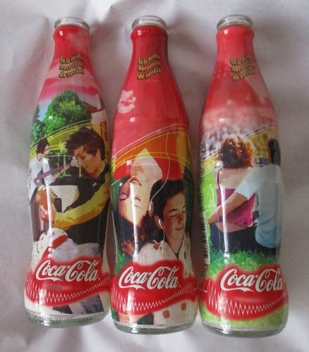 Botellas Coca Cola , Edicion Limitada, Lote X 3, Envios Cons