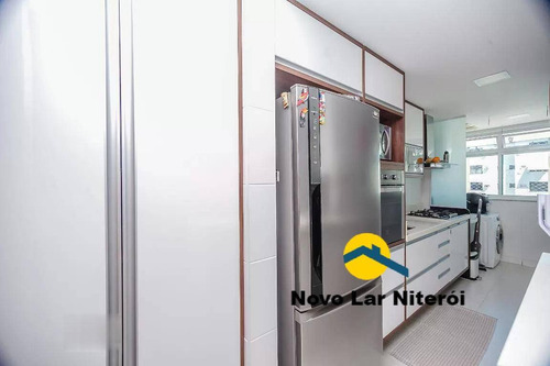 Imagem 14 de 15 de Excelente Apartamento Todo Montado Com Varanda Gourmet Em Icaraí. - 322