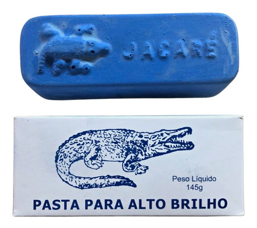 Pasta Polimento E Alto Brilho Metais Azul Jacare 145g 6 Unid