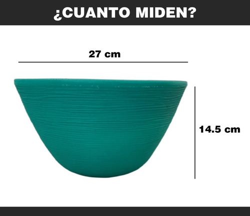 Imagen 6 de 6 de Maceta Minimalista Tazón Mejor Que Fibra De Vidrio .142
