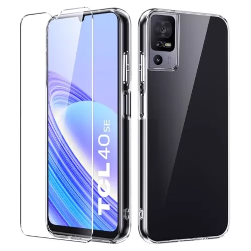 Funda Para Tcl 40 Se Shockproof Transparente + Vidrio