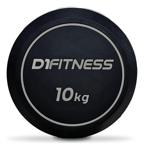 Barra Montada Reta Emborrachada - Elite 10kg Musculação
