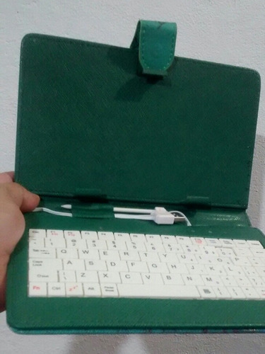 Capa Mini Teclado P/tablet 7 E 8 Pol Cabo Mini Usb V8