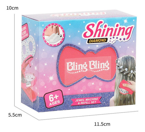 Nova Kit 180 Gems Bling Conjunto De Luxo Toy Makeup Play