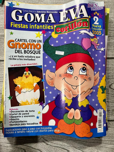 Revistas Goma Eva, Fiestas Infantiles, Cotillon 12 Vol C/u