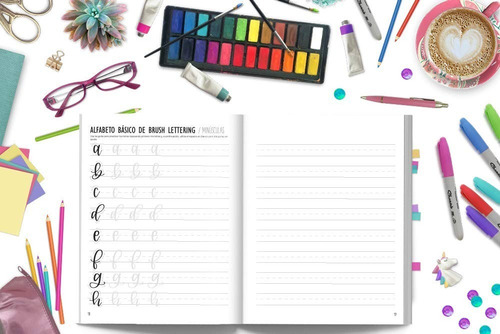 Libro Guía Caligrafía Moderna Y Escritura Lettering Español