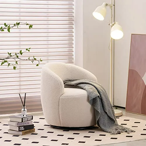 Conjunto De 2 Sillones Giratorios Para Sala, Cómodos Y Elega