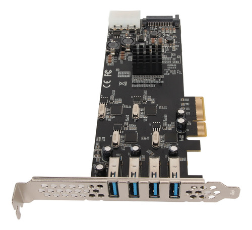 Tarjeta Pci Express Usb 3.0 De 4 Puertos Pcie Dedicada De 5