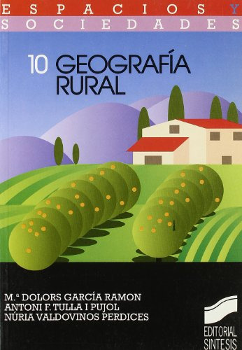 Libro  Geografía Rural De Maria Dolors García Ramon Antoni F