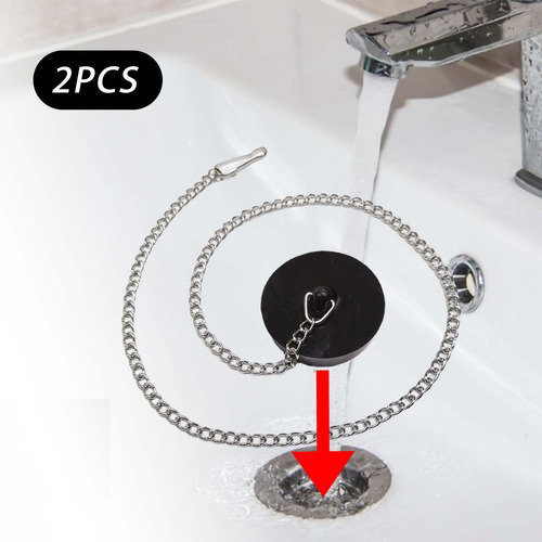 4 Tapón De Desagüe Para Bañera, Fregadero De Cocina,