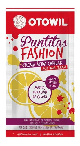 Puntitas Fashion Crema Acida Sachet 25g Otowil