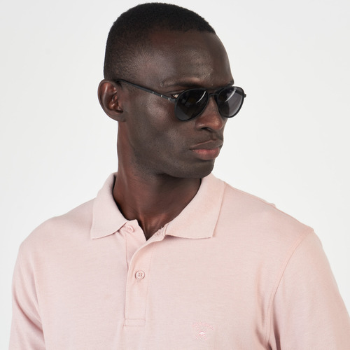 Chomba Hombre Kevingston Casquito Piqué Classic Fit Rosa