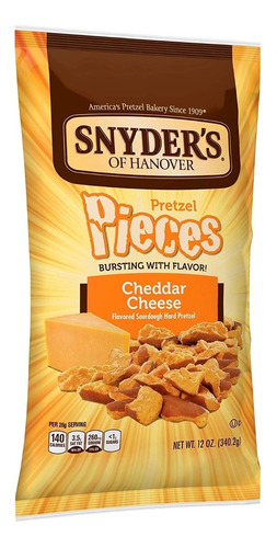De Pretzel De Hannover Piezas, Queso Cheddar, 12 Onzas Snyde