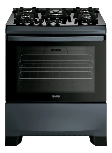 Fogão 5 Bocas Dako Supreme Glass Mesa de Vidro com Timer Touch Ti...