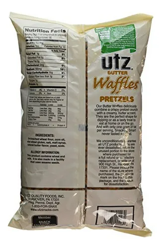 Galletas De Pretzel De Mantequilla Utz, 16 Onzas