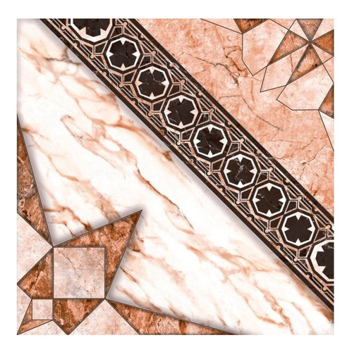 Imagen 1 de 7 de Piso Ceramico 1° Cal 33x33 Cadiz Rosa Brillante San Lorenzo
