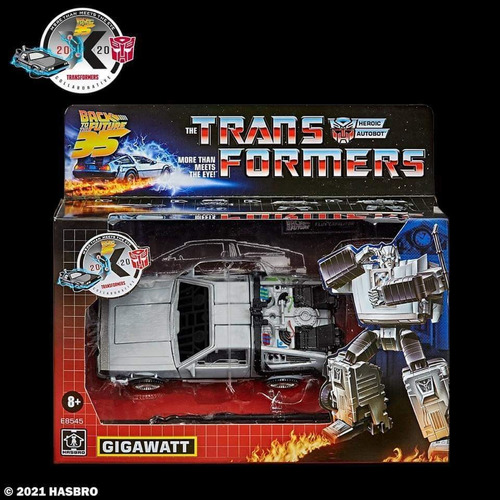 Transformers Gigawatt Nuevo Volver Al Futuro Delorean Hasbro