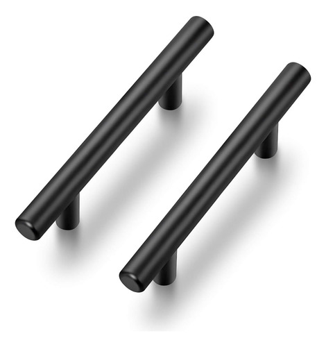 Tiradores De 12.7 Cm Para Alacena De Cocina Negro Mate