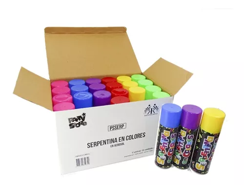 Pack Spray Serpentina Cotillón (48 unidades) – chinitotao