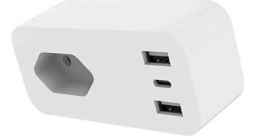 Tomada Inteligente Wifi 2 Usb C Smart Plug Sem Fio Alexa