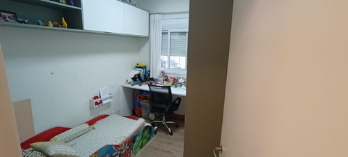 Apto 96m 01 Suite + 02 Quartos Com Home Office 02 Pessoas 02 Vagas Garagem Fixas Amplo Lazer Piscina Externa + Piscina Aquecida Quadra Academia Espaço Pet