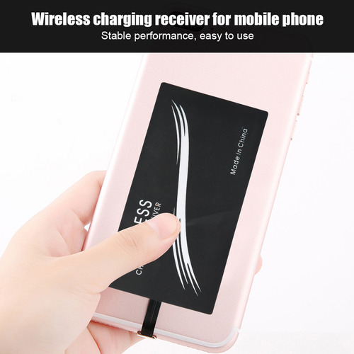 Adaptador De Cargador Inalámbrico Qi Universal Tipo C De 2 P