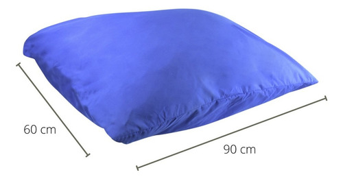 Cama Para Perro Cama Grande Cojin Para Perro 90x60x30 Color Blue