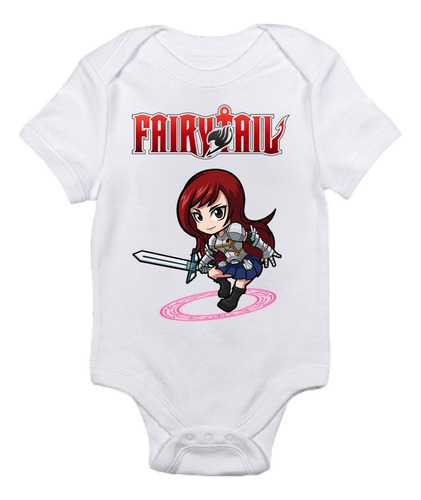 Pañalero Bebé Fairy Tail Manga Anime Erza Scarlet Chibi