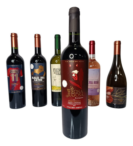 6x Vinos Insolentes Gran Reserva Alma Mar 750ml