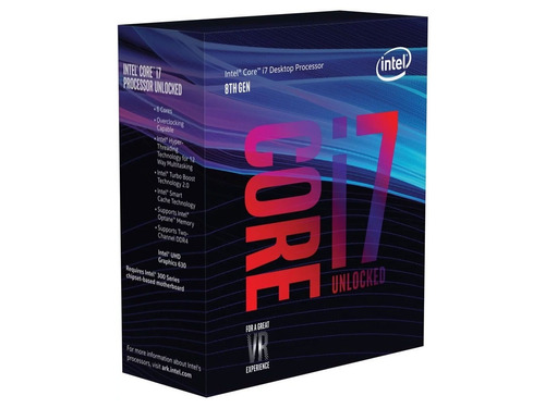  Procesador Intel Core I7 8700k 4.7ghz 12mb 1151 8th