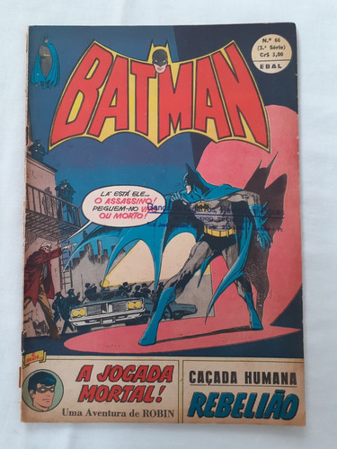 Batman Nº 66 - 3º Série - Editora Ebal - 1975 